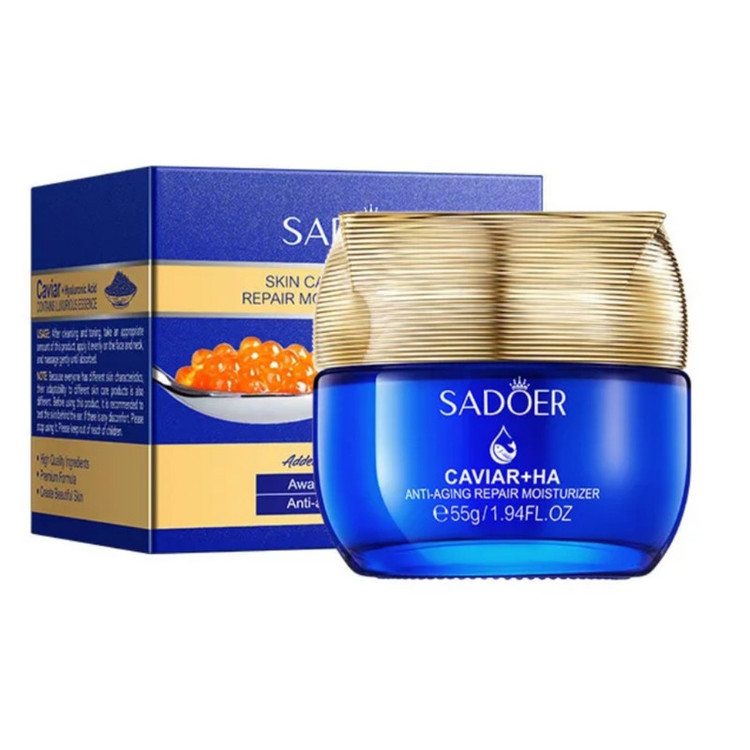 کرم ضد چروک ومرطوب کننده خاویار SADOER